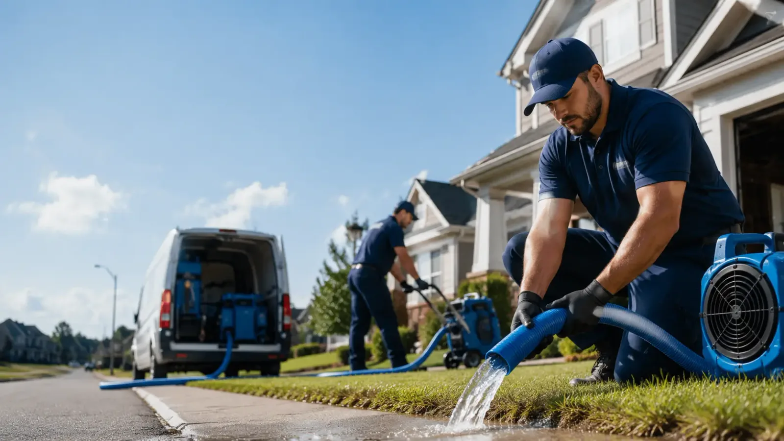 Flood Damage Restoration in Houston, OH